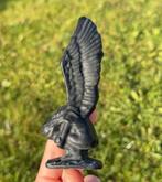 Prachtige obsidiaan zittende engel!, Ophalen of Verzenden, Mineraal