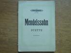 MENDELSSOHN DUETTE, Zang, Gebruikt, Klassiek, Ophalen of Verzenden
