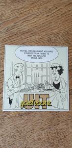 Stripsticker Martin Lodewijk UIT....Hotel Restaurant Aduard, Verzamelen, Stickers, Ophalen of Verzenden, Zo goed als nieuw