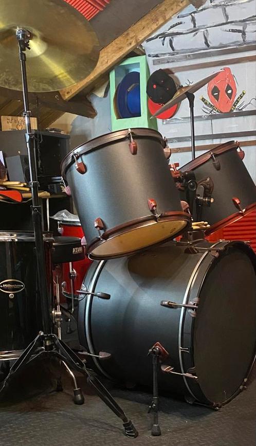 Drumstel, Muziek en Instrumenten, Drumstellen en Slagwerk, Gebruikt, Overige merken, Ophalen