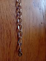 Doublé sieraden, ketting en schakelarmband jaren 50, Ophalen of Verzenden, Gebruikt, Goud, Overige materialen