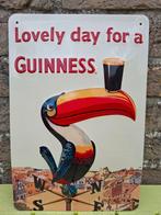 Reclamebord Guinness Toucan - lovely day for a guinness, Ophalen of Verzenden, Nieuw, Reclamebord, Plaat of Schild, Overige merken