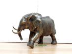 131* Bronzen olifant (Boven €75 geen verzendkosten), Tuin en Terras, Tuinbeelden, Nieuw, Overige materialen, Ophalen of Verzenden