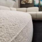 *NIEUW | *SHOWROOMMODEL | Teddy stof | Hoekbank | U bank, Overige maten, Hoekbank, Modern design teddy stof beige hoekbank bankstel sofa