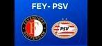 Feyenoord-Psv ticket vak RR, Tickets en Kaartjes, Sport | Voetbal, Seizoenskaart, Eén persoon