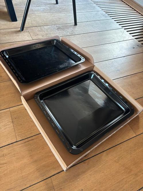 2 ICQN oven bakplaten, 1 nauwelijks gebruikt, 1 gloednieuw!, Witgoed en Apparatuur, Ovens, Zo goed als nieuw, Oven, Minder dan 45 cm