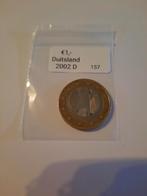 €1,- Duitsland 2002 D, Ophalen of Verzenden, Duitsland, 1 euro, Losse munt