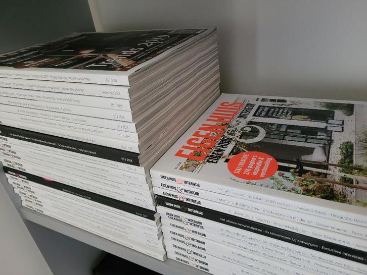 tijdschriften Eigen Huis & Interieur, Boeken, Tijdschriften en Kranten, Zo goed als nieuw, Overige typen, Ophalen
