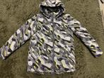 Name It ski jack / winterjas - grijs / neon geel - maat 164, Ophalen of Verzenden, Zo goed als nieuw, Name IT, Jongen