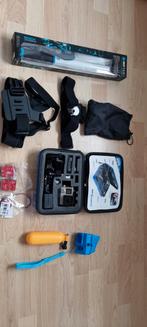 GoPro Hero 4 met accessoires in uitstekende staat., Ophalen of Verzenden, Zo goed als nieuw, Met camera
