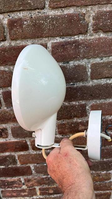 6 vintage Concord wandlampen wit. beschikbaar voor biedingen