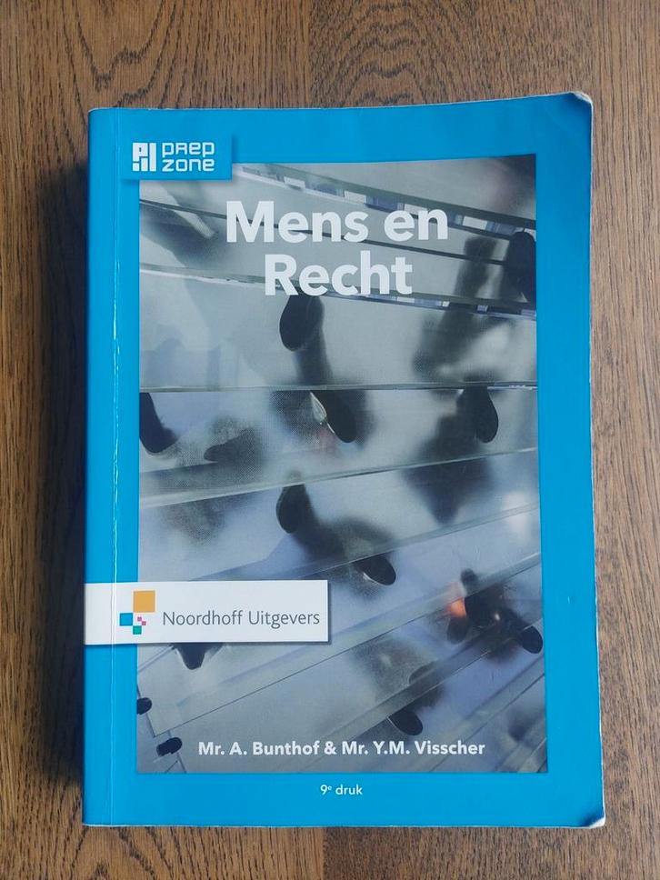 A. Bunthof - Mens en Recht, Boeken, Wetenschap, Zo goed als nieuw, Sociale wetenschap, Ophalen of Verzenden