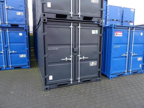 8ft opslagcontainer - antraciet - nieuw!, Zakelijke goederen, Machines en Bouw | Keten en Containers, Ophalen of Verzenden