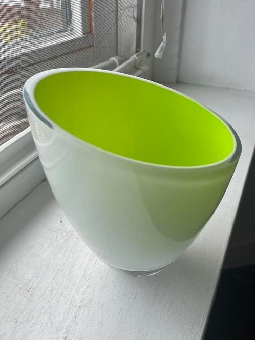 Carina Riezebos lushes cup groen Leerdam, Antiek en Kunst, Antiek | Glas en Kristal, Ophalen of Verzenden