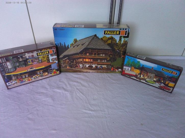 3 Stuks HO 1-87 gesealde bouwpakketten Faller v marklin, Hobby en Vrije tijd, Modeltreinen | H0, Nieuw, Brug, Tunnel of Gebouw