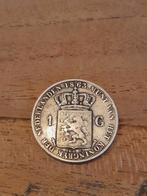 1 gulden Willem 3 uit 1863, Postzegels en Munten, Munten | Nederland, Ophalen of Verzenden, Koning Willem III, 1 gulden