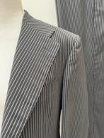 Oger 100% wol Pinstripe herenpak maat 52, Kleding | Heren, Kostuums en Colberts, Ophalen of Verzenden, Zwart, Oger