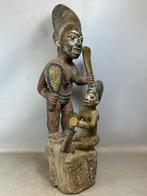 251249 Zeldzaam Groot Afrikaans Yoruba beeld uit Nigeria., Ophalen of Verzenden