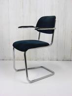 Lande Artifort - Jami slede eetkamerstoel Gispen stijl, Huis en Inrichting, Stoelen, Ophalen, Metaal, Overige kleuren, Zo goed als nieuw