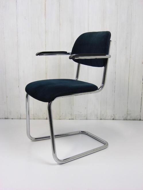 Lande Artifort - Jami slede eetkamerstoel Gispen stijl, Huis en Inrichting, Stoelen, Zo goed als nieuw, Vijf, Zes of meer stoelen