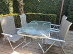 2 tuinsets; 2x tafel en 8x stoel, Tuin en Terras, Tuinsets en Loungesets, Ophalen, Gebruikt, Eettafel, Tuinset