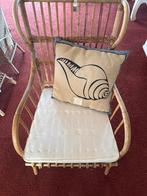 Riviera Maison Riet Stoel met Kussen - Rookvrij, Ophalen