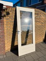 hele  nette achterdeur dubbelglas, Doe-het-zelf en Verbouw, Deuren en Horren, Ophalen of Verzenden, Glas, Buitendeur, 200 tot 215 cm
