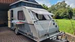 Kip Kompakt 37 EK Hefdak - 1994,, Caravans en Kamperen, Caravans, Kip, Tot en met 2, Particulier, Koelkast