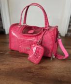 Hondentas roze krokodil print nieuw, Dieren en Toebehoren, Ophalen of Verzenden, Nieuw