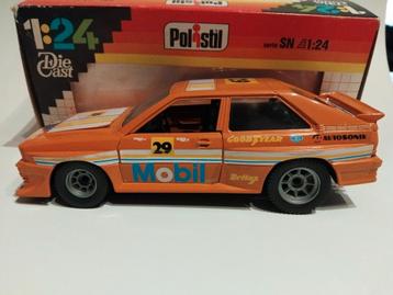 Polistil 1:24 Audi Quattro GT Rally oranje  beschikbaar voor biedingen