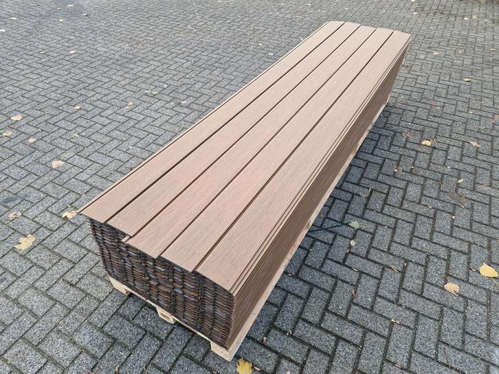 Composiet Rabat Co-Extrusion 290x17.2cm Houtkleur, Doe-het-zelf en Verbouw, Platen en Panelen, Nieuw, Hout, Minder dan 20 mm, Ophalen