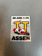 1 Originele TT Assen sticker uit 1985, Verzamelen, Ophalen of Verzenden, Zo goed als nieuw, Motoren