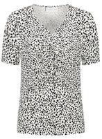 Helena Hart top Tara printo spots maat L nieuw, Maat 38/40 (M), Zwart, Nieuw, Korte mouw