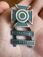 WO2 Amerikaans Marksman badge Rifle Carbine medaille sterlin, Verzamelen, Amerika, Verzenden, Lintje, Medaille of Wings, Landmacht