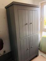 Grijze Brocante Houten Kast, Huis en Inrichting, Kasten | Kledingkasten, Gebruikt, 150 tot 200 cm, 25 tot 50 cm, Overige houtsoorten