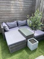 Loungeset, Tuin en Terras, Tuinsets en Loungesets, Ophalen, Zo goed als nieuw, Wicker