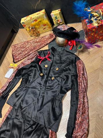 Pietpak uniek vintage handwerk zwart glitter xxl sinterklaas beschikbaar voor biedingen