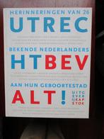 Boek: Utrecht bevalt! (Herinneringen bekende Nederlanders), Ophalen of Verzenden, Zo goed als nieuw