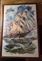 Tegeltableau Schepen J.C. van Hunnik 1970-1980, Ophalen of Verzenden