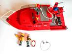 Playmobil 3128 Brandweerboot, Complete set, Zo goed als nieuw, Verzenden