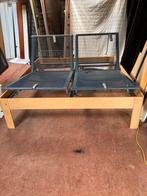 Te koop senioren Auping Auronde 180x200  beuken electrisch, Ophalen of Verzenden, Zo goed als nieuw