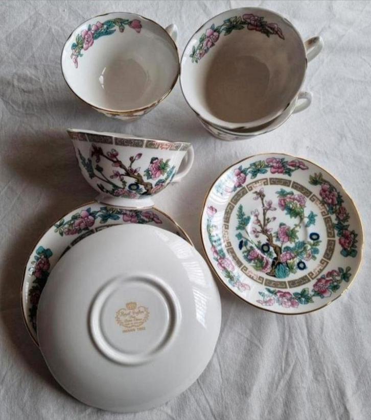 Royal Grafton Coarpol England Indian Tree schaal thee kopjes, Antiek en Kunst, Antiek | Servies los, Ophalen of Verzenden
