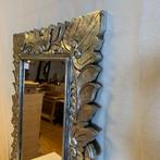 Barokspiegel - houten lijst - zilver - 120 x 90cm-TTM Wonen, 50 tot 100 cm, 100 tot 150 cm, Rechthoekig, Ophalen of Verzenden