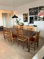 Houten eettafel IKEA EKEDALEN (stoelen gratis), Ophalen, Gebruikt, 50 tot 100 cm, Vijf personen of meer