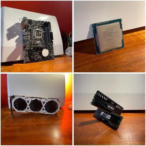 Complete Gaming/Workstation Set | Mobo, Gpu en Ram, Computers en Software, Desktop Pc's, Gebruikt, 3 tot 4 Ghz, 16 GB, Met videokaart