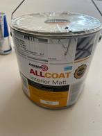 Zinsser allcoat mat zwart 2.5 liter, Doe-het-zelf en Verbouw, Verf, Beits en Lak, Minder dan 5 liter, Ophalen, Nieuw, Zwart