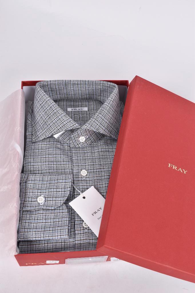 Nieuw shirt overhemd van FRAY katoen cashmere maat 42, Kleding | Heren, Overhemden, Nieuw, Halswijdte 41/42 (L), Ophalen of Verzenden