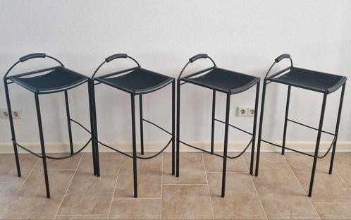 Vier design krukken Zeus SGABELLO Alto Maurizio Peregalli., Huis en Inrichting, Barkrukken, Zo goed als nieuw, 60 tot 90 cm, Metaal