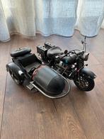 Metalen Motor met Zijspan - Decoratie, Ophalen of Verzenden, Gebruikt, Overige typen