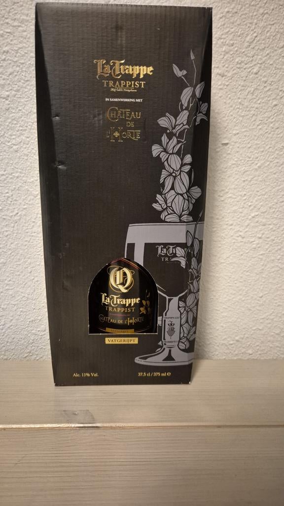 La Trappe X Chateau de l'Horte vatgerijpt 2023 Quadrupel, Verzamelen, Biermerken, Ophalen of Verzenden, Nieuw, Flesje(s), La Trappe